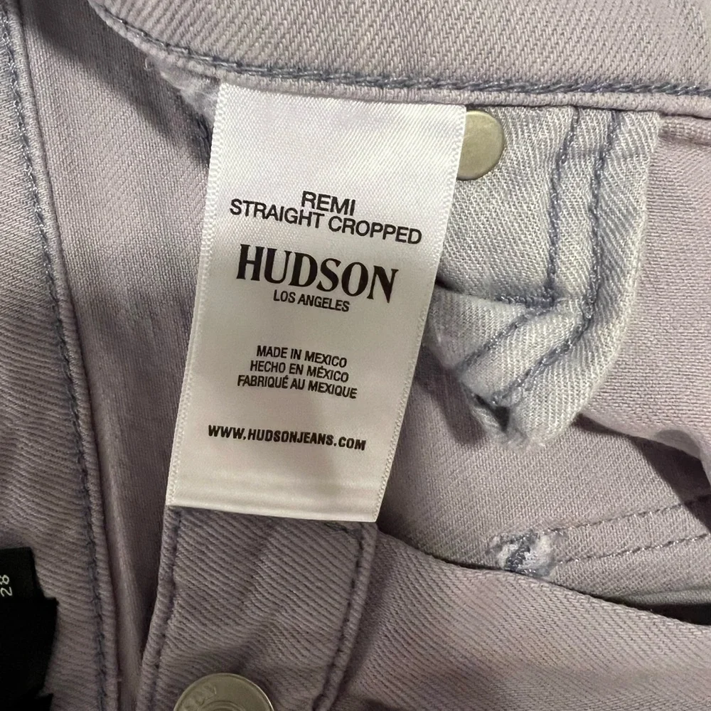 Hudson - Remi Straight Jeans - Soft Lavender - Size 28 - Picture 12 of 12